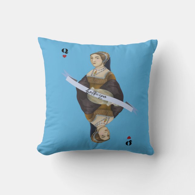 Catherine Howard-Karte Kissen (Vorderseite)