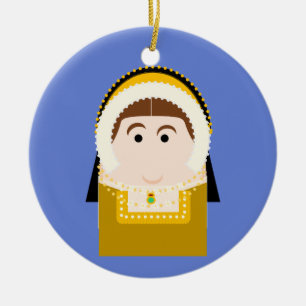 Catherine Howard Tudor Queen Keramik Ornament