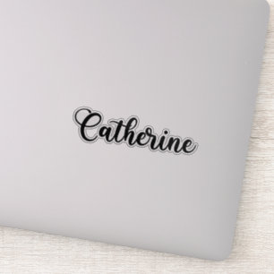 Catherine Name — Handgeschriebene Kalligrafie Aufkleber