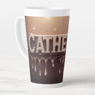 Catherine Name in tropfendem Gold Milchtasse
