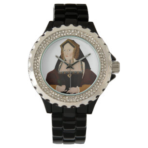 Catherine of Aragon - historische Illustrationen Armbanduhr