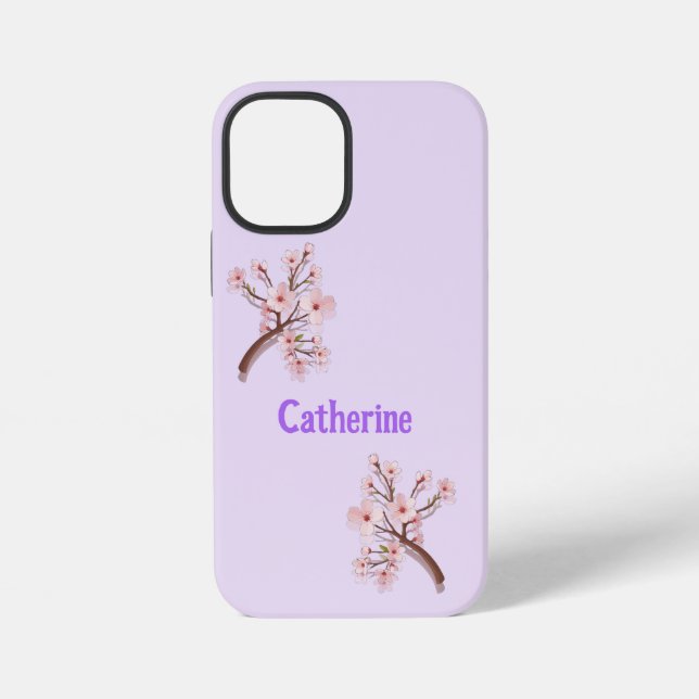 Catherine Sakura Blossom Branch Heart iPhone Hülle (Rückseite)
