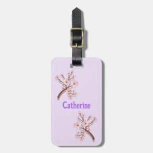 Catherine Sakura Blütenzweig Herz Gepäckanhänger