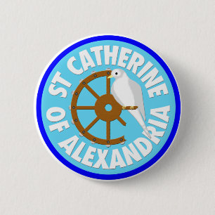 Catherine von Alexandria Button