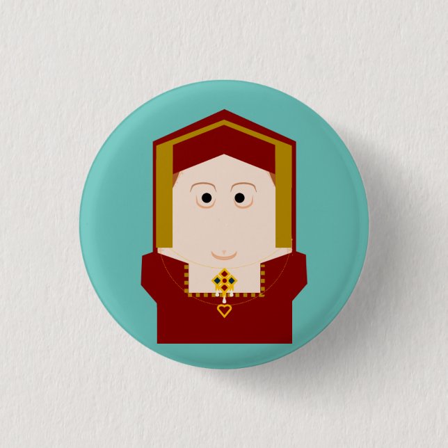 Catherine von Aragon Button (Vorderseite)