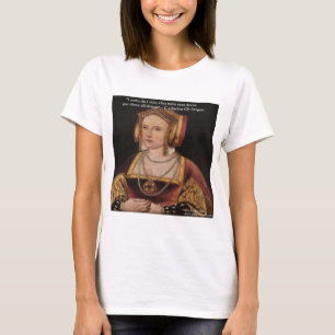 Catherine von Aragon Liebeszitat-Geschenke & Karte T-Shirt