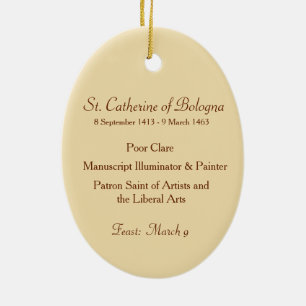 Catherine von Bologna (SAU 027) Keramikornament