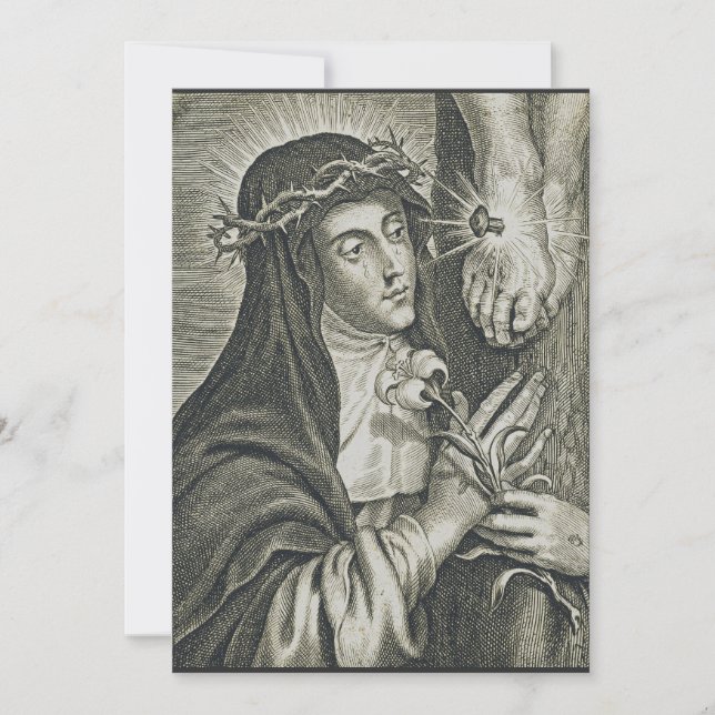Catherine von Siena Einladung (Vorderseite)
