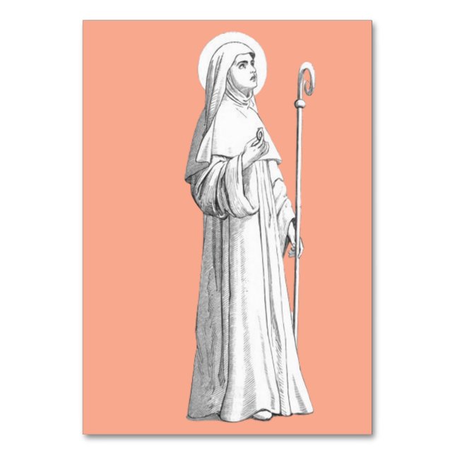 Catherine von Siena Jungfrau Tischnummer (Vorderseite)