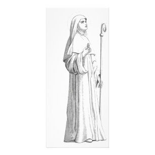Catherine von Siena Jungfrau Werbekarte