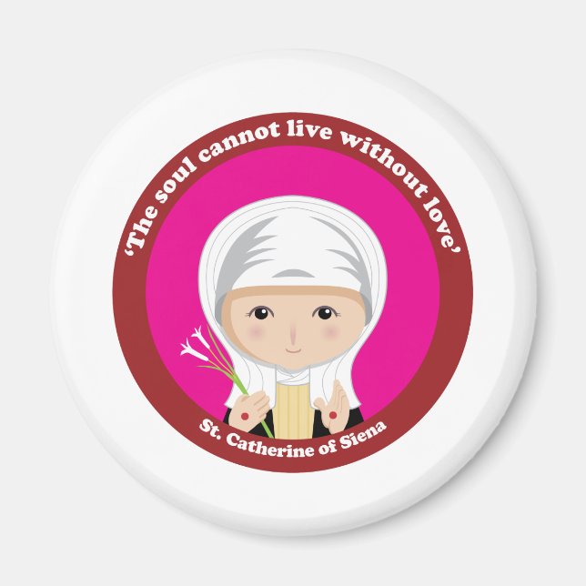 Catherine von Siena Magnet (Vorne)