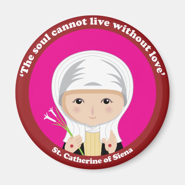 Catherine von Siena Magnet (Vorne)