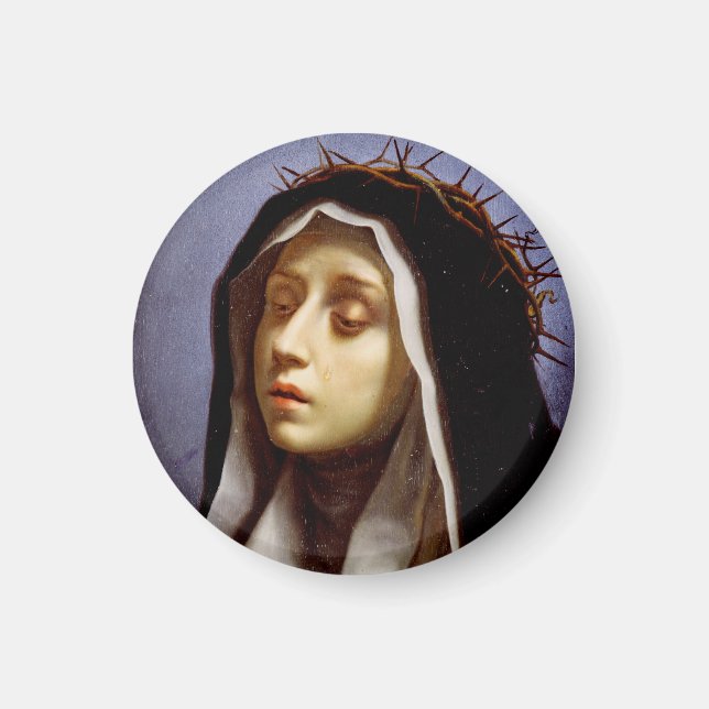 Catherine von Siena Magnet (Vorne)