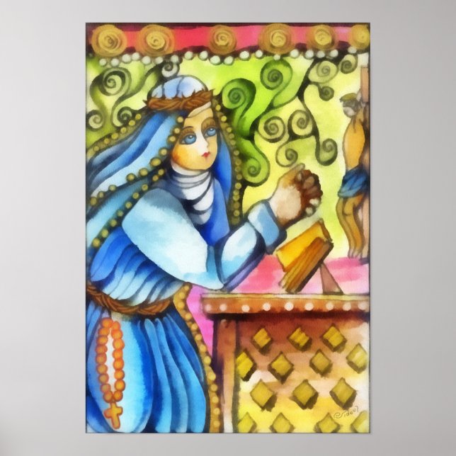Catherine von Siena Poster (Vorne)