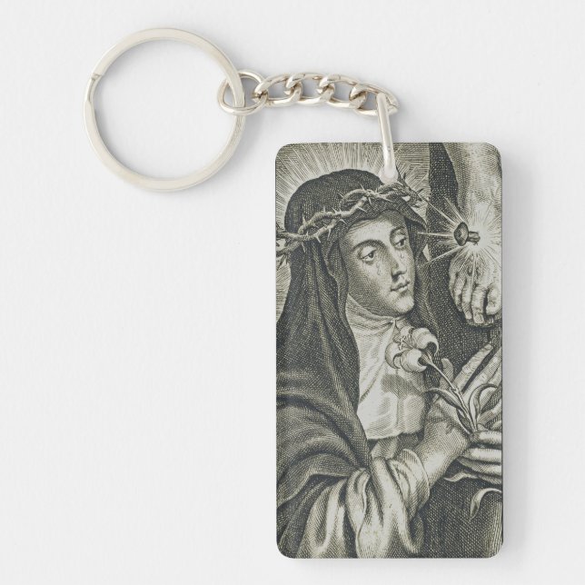 Catherine von Siena Schlüsselanhänger (Vorderseite)