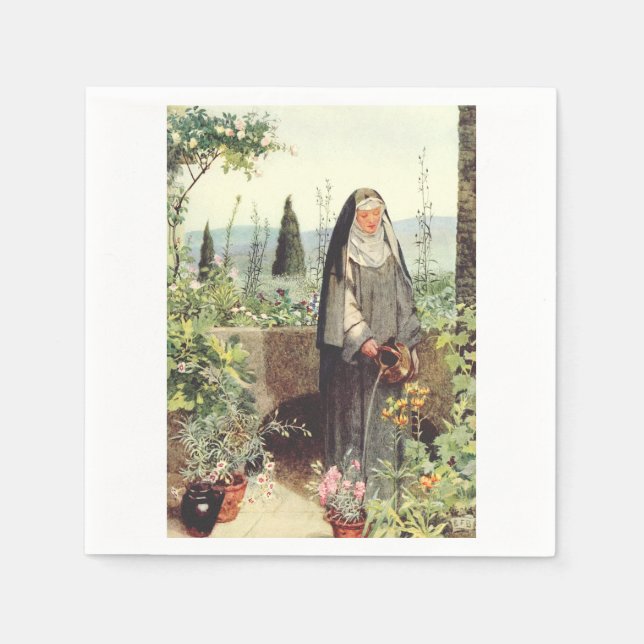 Catherine von Siena Serviette (Vorderseite)