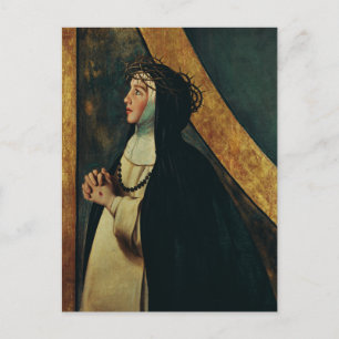 Catherine von Siena von Juan Bautista Maino Postkarte
