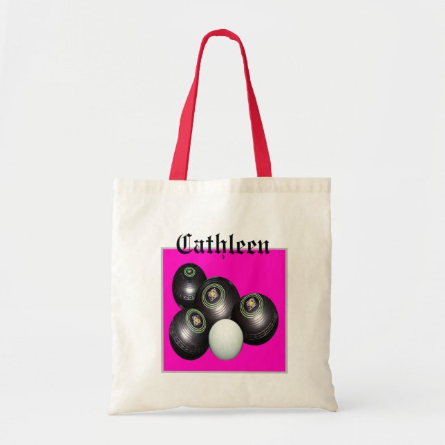 Cathleens Lawn Bowls Tote Bag Tragetasche (Vorne)