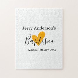 Catholic baptism kids modern simple QR minimal Puzzle