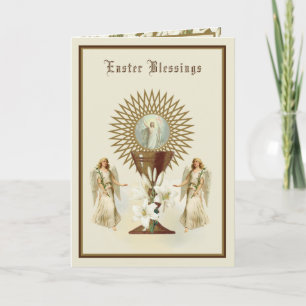 Catholic Easter Prayer Resurrection Priest Jesus Feiertagskarte