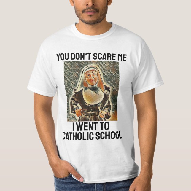 CATHOLIC FUNNY NUN T - SHIRT T-SHIRTS (Vorderseite)