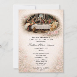 Catholic Jesus First Communion Invitations Einladung