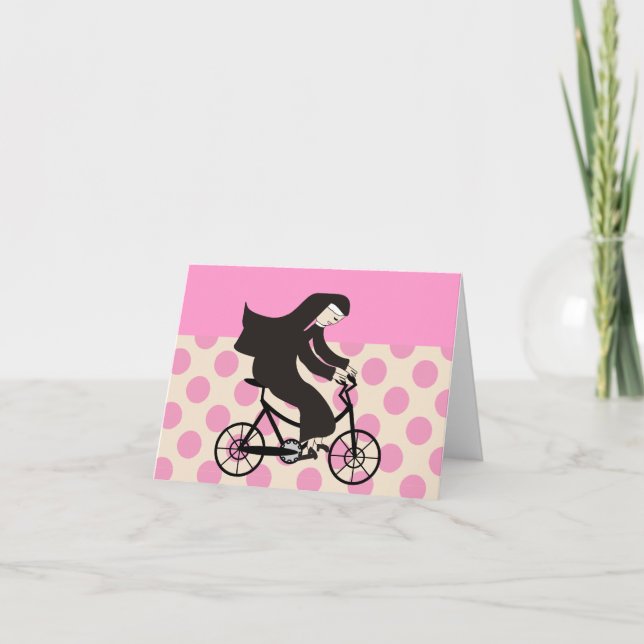 Catholic Nun Mitteilungskarten Nun Art (Vorderseite)