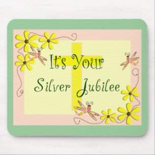 Catholic Nun Silver Jubilee Cards, Tasse, Tragetas Mousepad