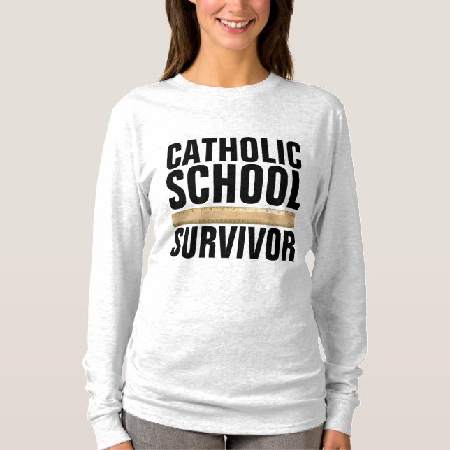 CATHOLIC SCHOOL ÜBERLEBENDE T - Shirt T-Shirts (Vorderseite)