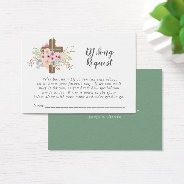 Catholic Wedding DJ Song Request - Blumenkreuz (Schreibtisch)