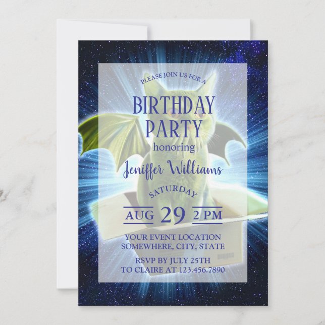 Cathulhu Einladung (Vorderseite)