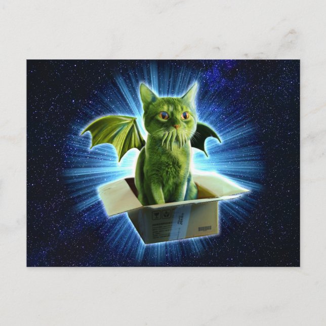 Cathulhu Postkarte (Vorderseite)