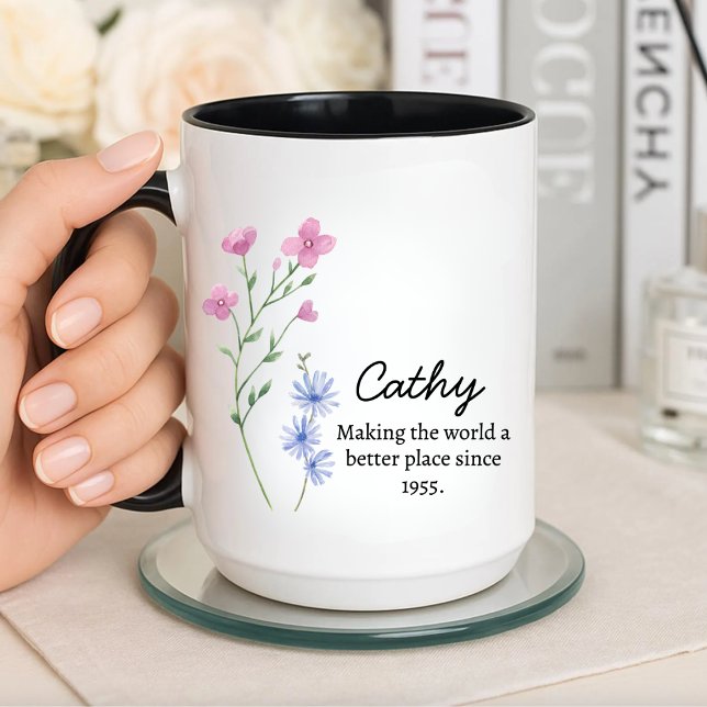Cathy Die Welt zu einem besseren Ort seit 1955. Tasse (Von Creator hochgeladen)