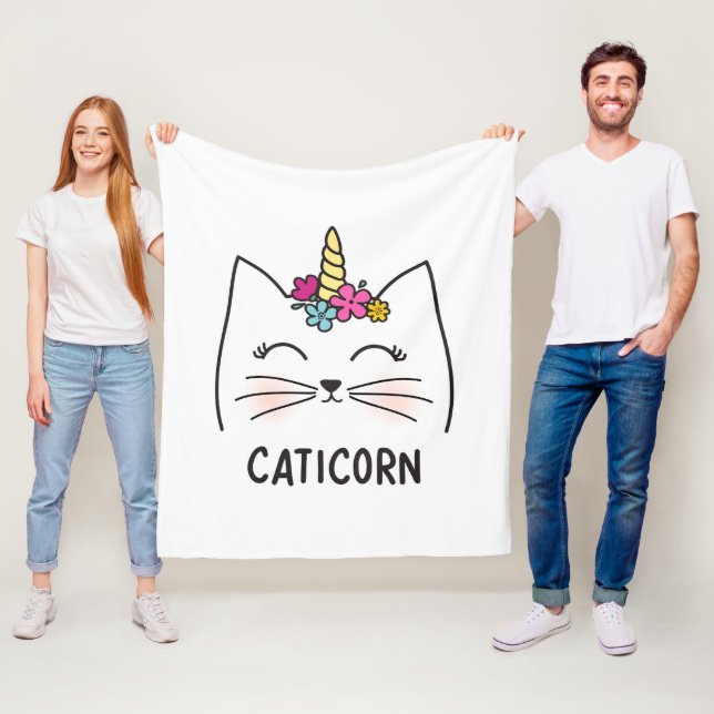 Caticorn Fleecedecke (Beispiel)