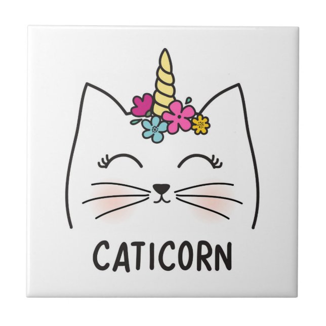 Caticorn Fliese (Vorderseite)
