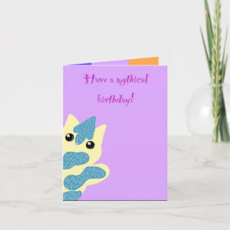 Caticorn Geburtstagskarte Karte