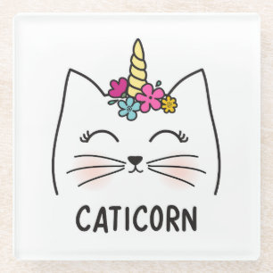 Caticorn Glasuntersetzer