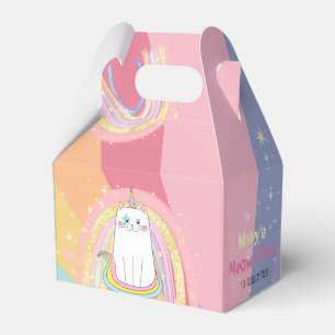 Caticorn Meow-Gical Birthday Geschenkbox Geschenkschachtel