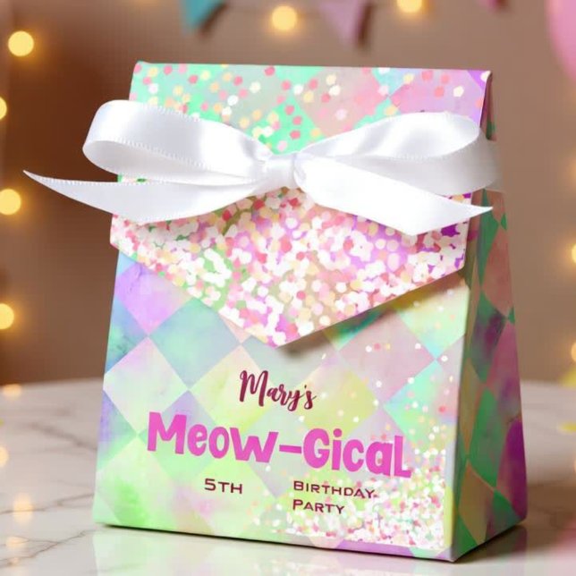 Caticorn Meow Gical Birthday Geschenkschachtel (Von Creator hochgeladen)