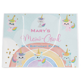 Caticorn Meow-Gical Birthday Große Geschenktüte