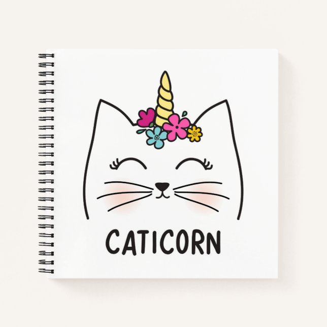 Caticorn Notizbuch (Vorderseite)