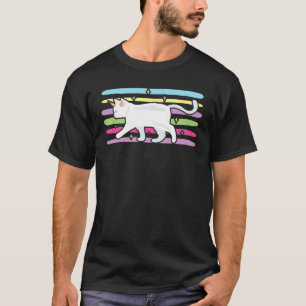 Caticorn Regenbogen Einhorn Katze Magische Kitty L T-Shirt