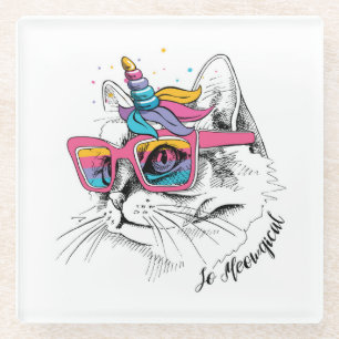 Caticorn So Glasuntersetzer