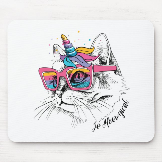 Caticorn | so Meowgical Mousepad (Vorne)