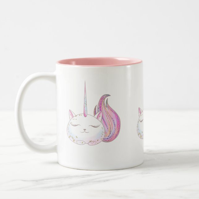 Caticorn Zweifarbige Tasse (Links)