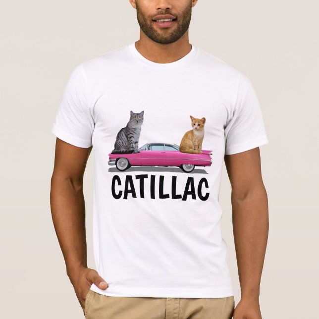 CATILLAC CAT CLASSIC CAR T - SHIRT (Vorderseite)