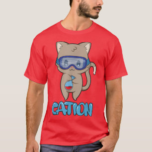 Cation Niedlich Science Cat Pawsitive Element Chem T-Shirt