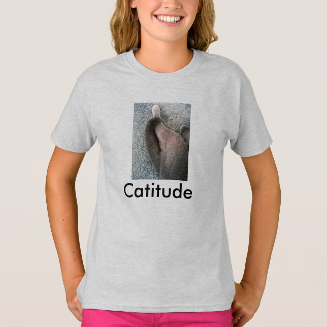 Catitude/Katzenpic Männer-T - Shirt (Vorderseite)