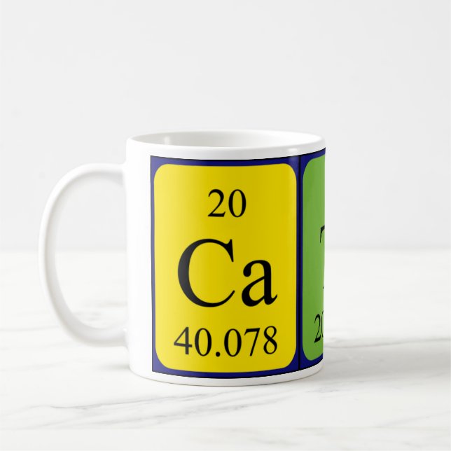 Catlin Periodenname Tasse (Links)
