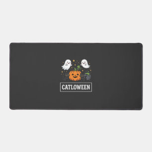 Catloween Süße Geisterkatze Halloween Design_1 Schreibtischunterlage